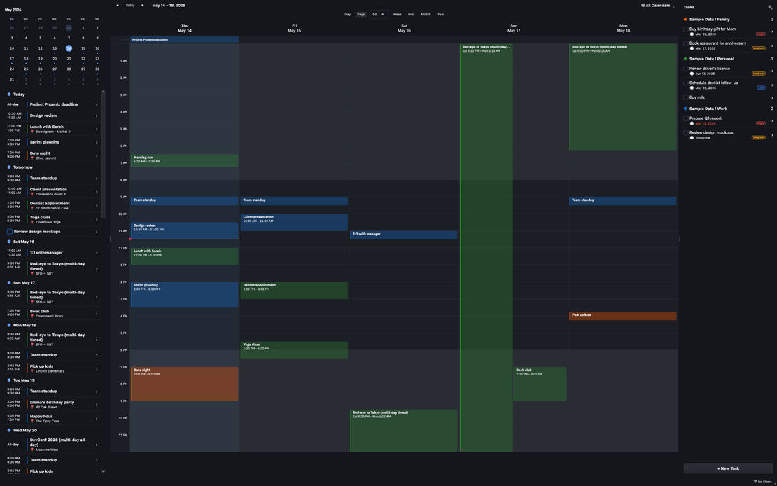 Caffeinated Calendar 1.3.0: The Big Tasks Update plus Desktop